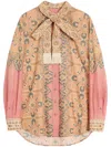 Valentino Hemd Mit Print In Nude