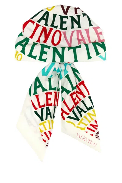 Valentino Garavani Printed Silk Blend  Escape Headband In Multicolor