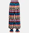 Valentino Printed Silk Culottes In Multi
