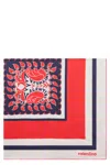 Valentino Printed Silk Scarf In Multi