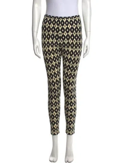 Pre-owned Valentino Printed Skinny Leg Pants