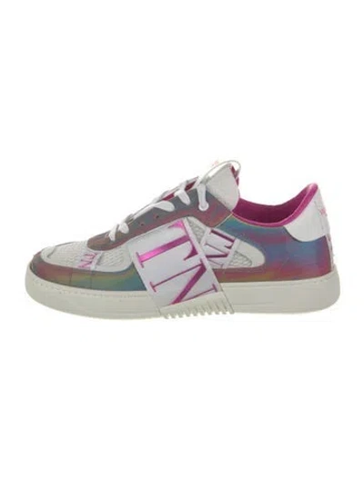 Pre-owned Valentino Garavani Printed Sneakers W/ Tags In Green