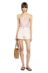Valentino Printed Lycra One-piece Swimsuit Woman Pink S In Pink