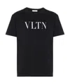 Valentino Vltn Print T-shirt In Black