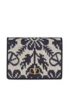 Valentino Flap French Wallet Vlogo Signature In Neutrals