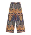 Valentino Printed Wide-leg Jeans