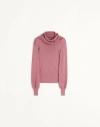 Valentino Pull En Lurex Femme Rose Xs