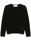 Valentino Pullover Mit Vlogo Signature In Schwarz