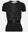 Valentino Pullover Vlogo Signature Aus Schurwolle In Schwarz