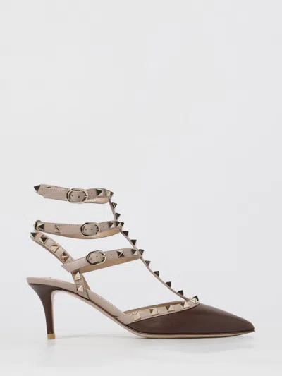 VALENTINO GARAVANI PUMP VALENTINO GARAVANI WOMAN COLOR COFFEE,H10704132
