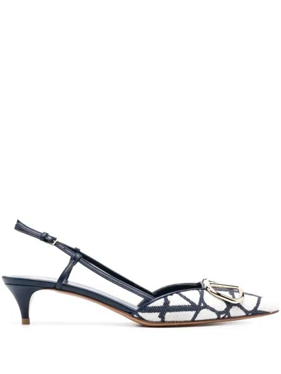 Valentino Garavani Valentino Pumps In Biancoblu