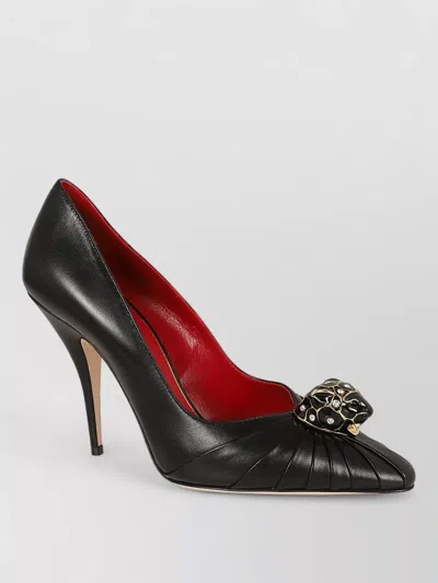 VALENTINO GARAVANI PUMPS LEATHER UPPER POINTED TOE STILETTO HEEL
