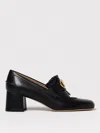 Valentino Garavani Vlogo Signature Fringed Calfskin Pumps 55mm Woman Black 40 In Black