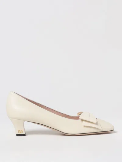 VALENTINO GARAVANI PUMPS VALENTINO GARAVANI WOMAN COLOR YELLOW CREAM,421720090