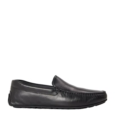 Valentino Garavani Pure Black Glossy Leather Loafer