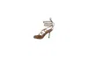 Valentino Purple Rockstud T-strap Sandals In Maroon