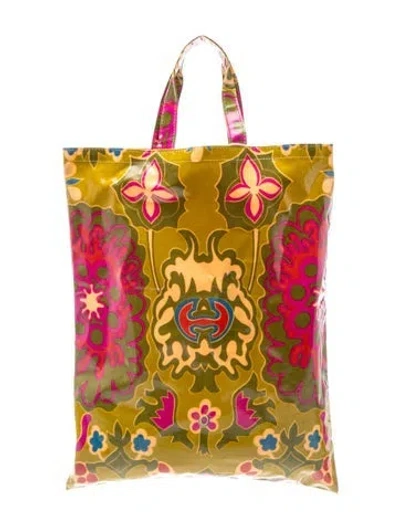Pre-owned Valentino Garavani Pvc Tote W/ Tags In Green