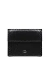 Valentino Python Wallet In Black