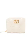 Valentino Quilite 67 Wallet In Neutral