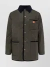 Valentino Garavani Olive Quilted Jacket With Vlogo Patch