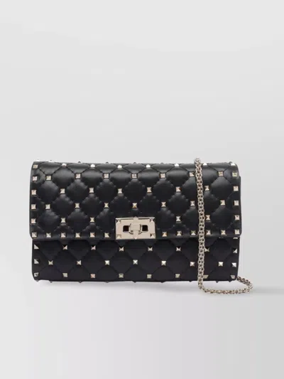 Valentino Garavani Quilted Chain Strap Satchel Studs