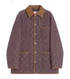 Valentino Quilted Collared Coat
