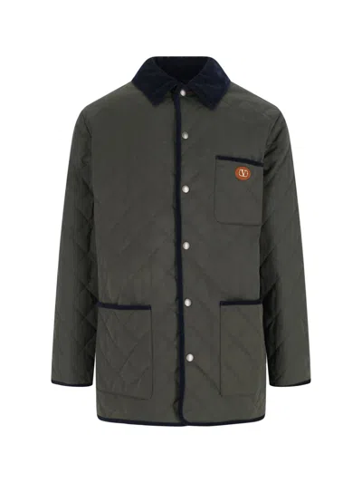 VALENTINO QUILTED JACKET "VLOGO"