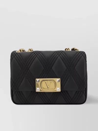 Valentino Garavani Quilted Lambskin Chain Shoulder Bag