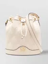 Valentino Quilted Leather Bucket Bag With Adjustable Strap