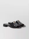 Valentino Black Quilted Nappa Leather Quiltie 67 Slide Sandals In Black