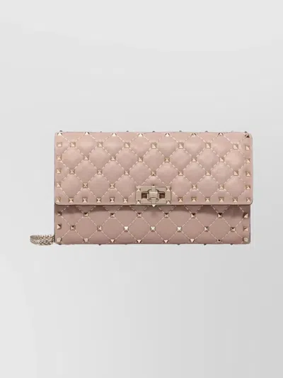 Valentino Garavani Quilted Leather Shoulder Bag Featuring Studs