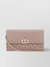 VALENTINO GARAVANI QUILTED LEATHER SPIKE CLUTCH WITH METAL STUDS