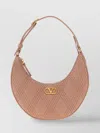 Valentino Garavani Quilted Mini Shoulder Bag With Adjustable Strap In Pink