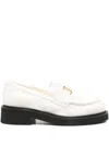 Valentino Quilted-pattern Vlogo Signature Loafers In White