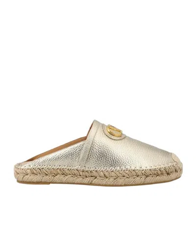 Valentino Garavani Quilted Slippers In Nude