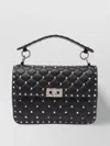 Valentino Quilted Studs Chain Shoulder Bag
