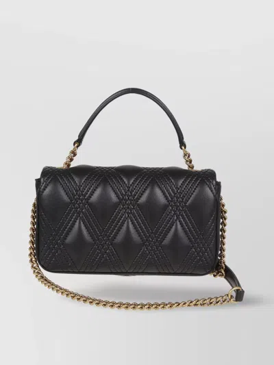 Valentino Garavani Quilted Top Handle Bag With Chain Strap