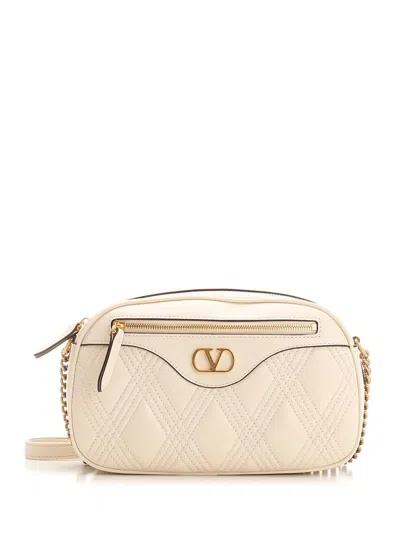 Valentino Garavani Quiltie 67 Crossbody Bags White
