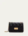 Valentino Garavani Garavani Quiltie 67 Small Shoulder Bag In Quilted Nappa Leather Woman Black Uni In Nero