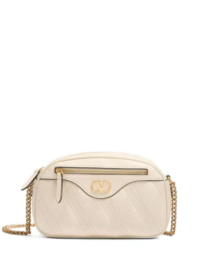 Valentino Garavani Garavani Quiltie Shoulder Bag 67 In Quilted Nappa Woman Ivory Uni
