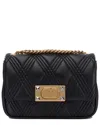Valentino Quiltie 67 Leather Shoulder Bag In Black