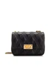 Valentino Garavani Quiltie 67 Medium Shoulder Bag In Black