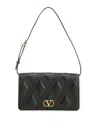 Valentino Quiltie 67 Mini Shoulder Bag In Quilted Nappa In Black