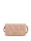 Valentino Garavani Garavani Quiltie 67 Mini Shoulder Bag In Quilted Nappa Leather Woman Rose Cannell In Pink