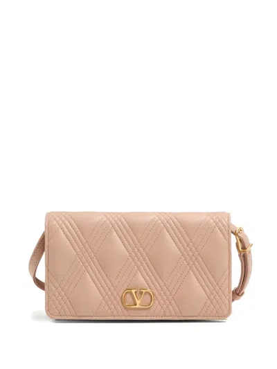 Valentino Garavani Mini Leather Quiltie 67 Shoulder Bag