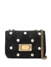 Valentino Quilted Bag With Chain Strap And Studded Rivets In Black