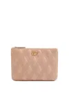 Valentino Quiltie 67 Pouch In Quilted Nappa Leather