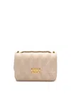 Valentino Quiltie 67 Shoulder Bag In Beige