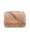 Valentino Women's Quiltie 67 Small Leather Shoulder Bag In Pink