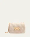 Valentino Garavani Garavani Quiltie 67 Small Shoulder Bag In Quilted Nappa Leather Woman Ivory Uni In Butter White